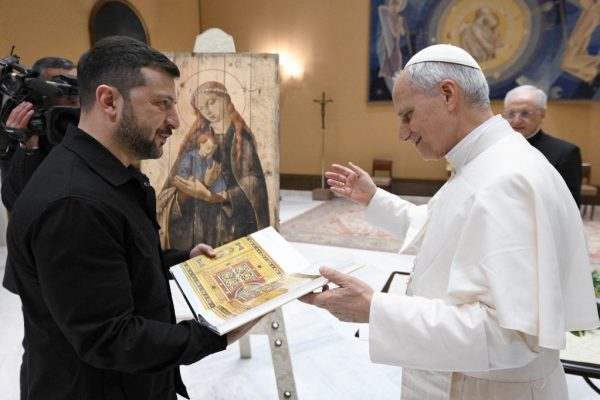 XIV. Leó pápa fogadta Volodimir Zelenszkijt
