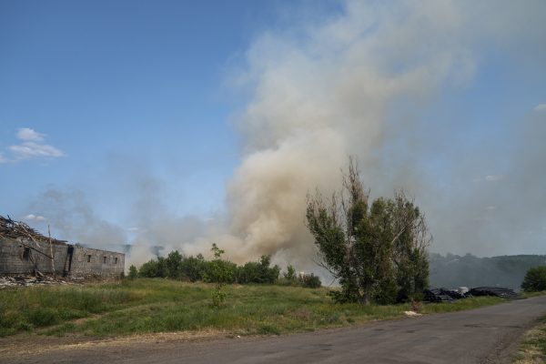 Bombatámadással semmisítettek meg egy ukrán szakaszt